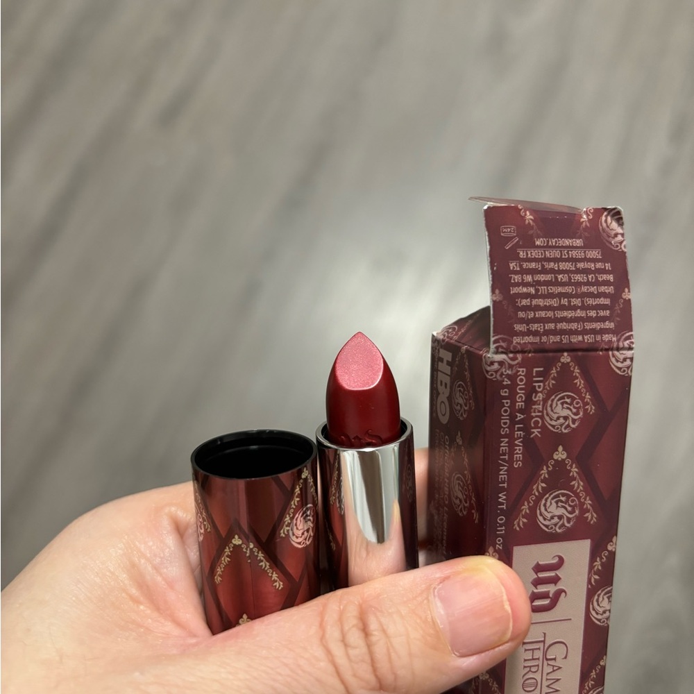 Urban Decay game of thrones Red Lipstick